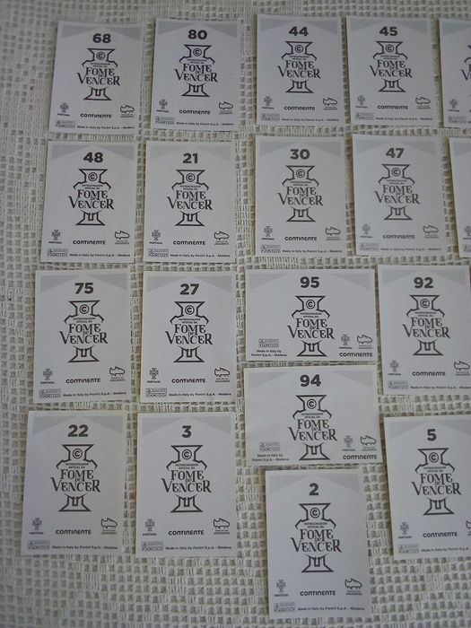 Autocolantes Fome de vencer - Panini - Continente