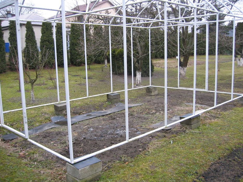 Szklarnia ogrodowa dł. 6m,szr.3m,wys.2,55m piękna masywna stabilna