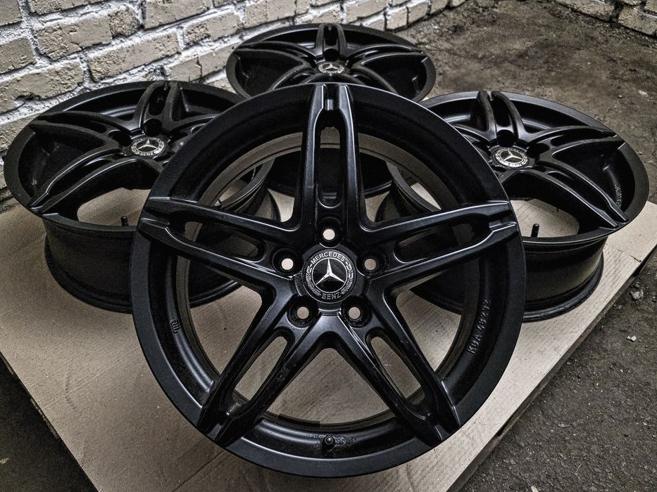 Диски R17 5x112 Mercedes-Benz | Original | Germany | Рідна фарба, ідеальний технічний стан, без пошкоджень, без ремонтів | Чорний мат