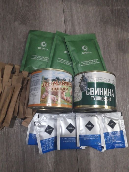 Макарони,тушонка,чай  набір 265грн