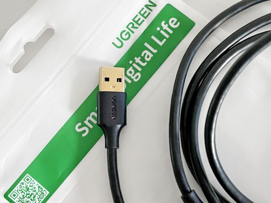 UGREEN USB-A to USB-B 2.0 Gold Cable (DAC/Audio/Data) 1.5M64585481718786122