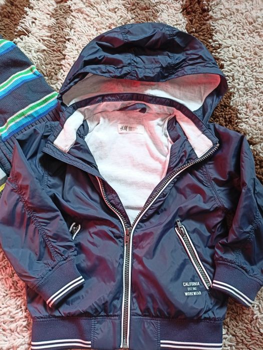Kurtki h&m, lupilu, jeansowe rozm.98/104