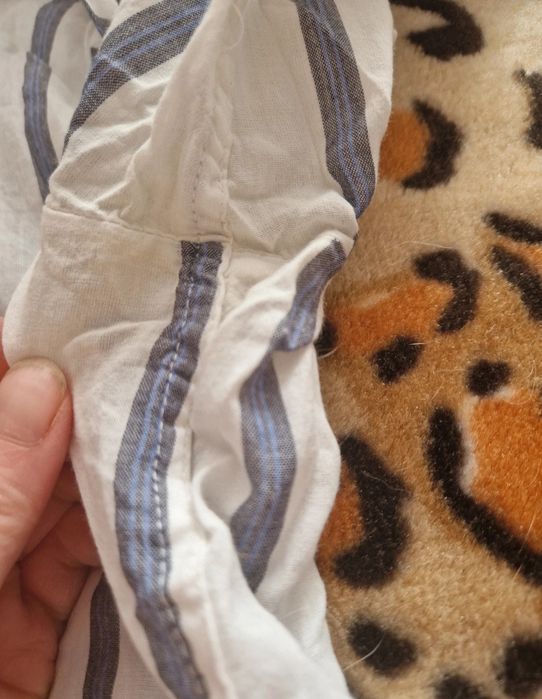 Bawełniana koszula w paski h&m xl 42