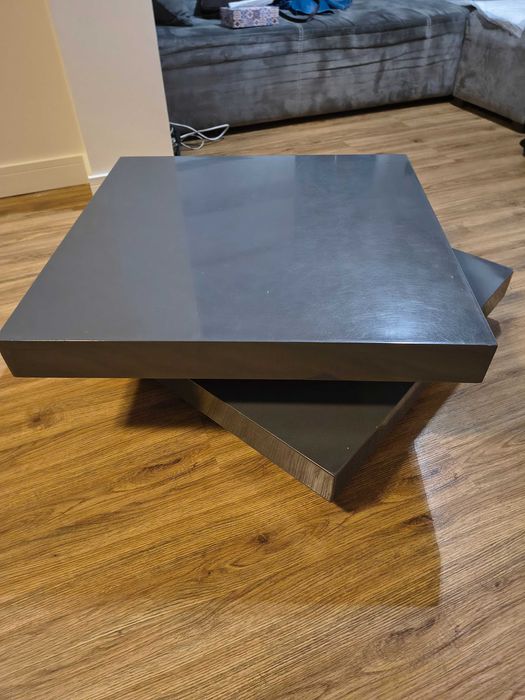 Stolik obrotowy kawowy na łożysku