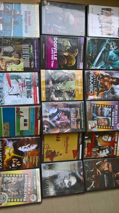 Płyty DVD i VCD,filmy prywatna kolekcja.