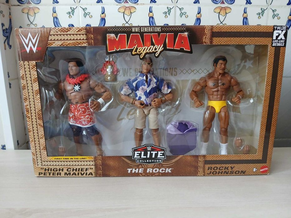 figuras wwe elite mattel ultimate edition em caixa wrestling bonecos