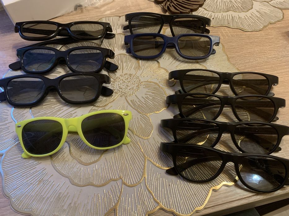 Okulary pasywne 3D 10 sztuk