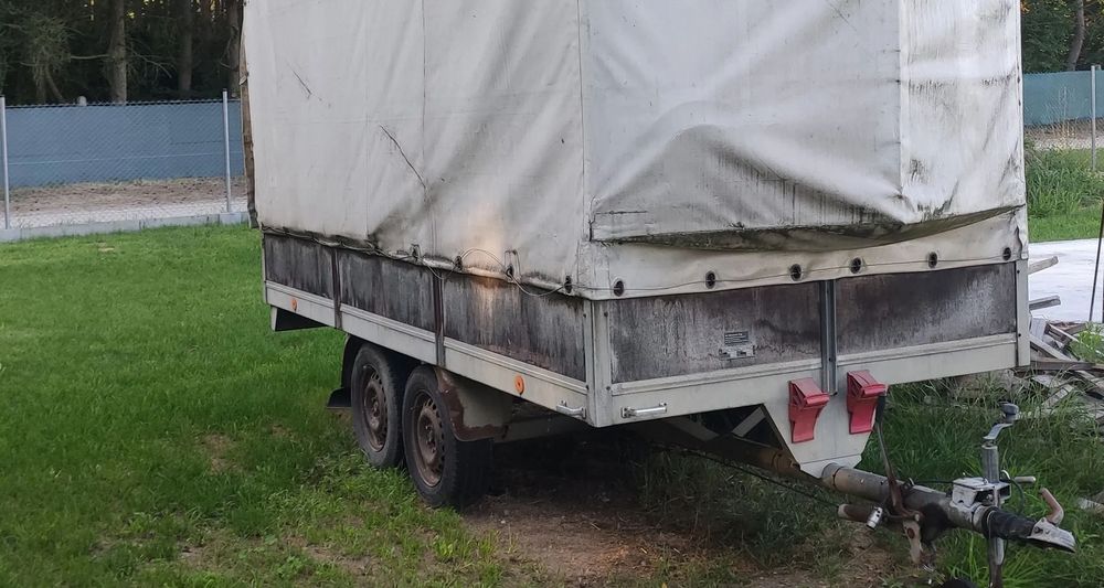 Westfalia Krebs  Przyczepa przyczepka samochodowa KREBS DMC 2000 kg, hamulec