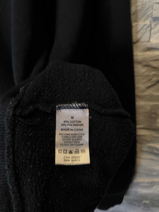 Bluza z Kapturem Stussy Hoodie Haft Logo Czarna Vintage
