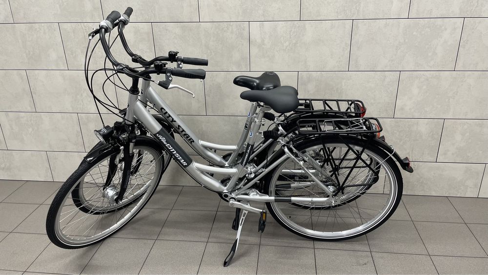 Rower miejski Alu City Star koła 28” rowery para rowerów