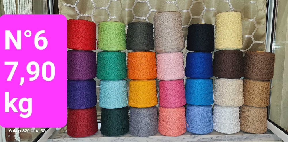 Barbante de algodão n6