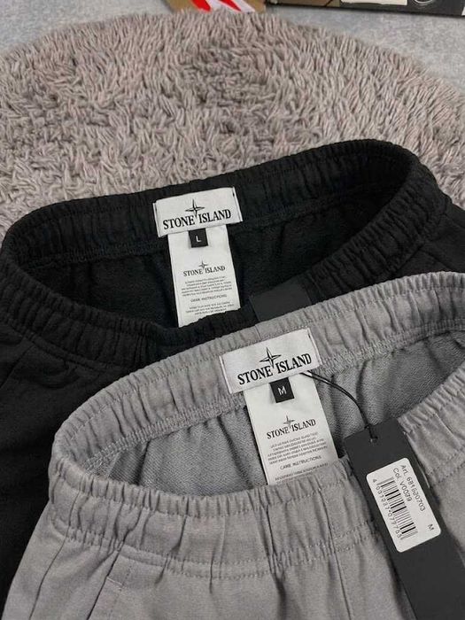 Шорти Stone Island GORE-TEX • Чорні / Сірі XS S M L XL XXL • Стон Айленд GORE TEX