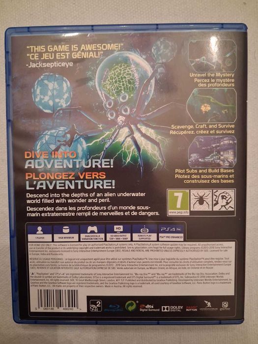 Subnautica - Ps4 (em estado perfeito)