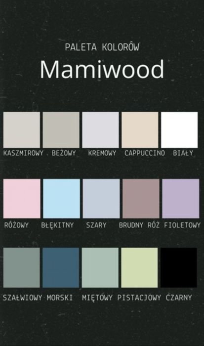 Drewniana biblioteczka domek / półka na książki