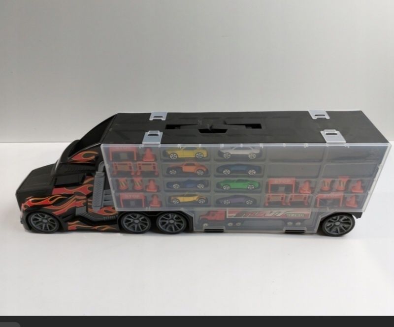 HTI Teamsterz Mega Transporter + 8 autek zabawka