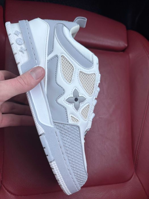 (ОПЛАТА ПІСЛЯ ОГЛЯДУ)Louis Vuitton Skate White Grey Луї Вітони Скейт