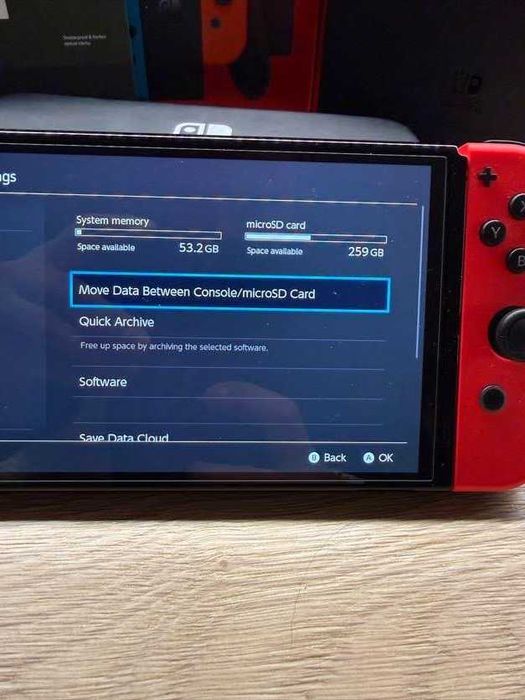 Nintendo Switch OLED – Mega Zestaw + karta 512 GB + dodatkowe pady