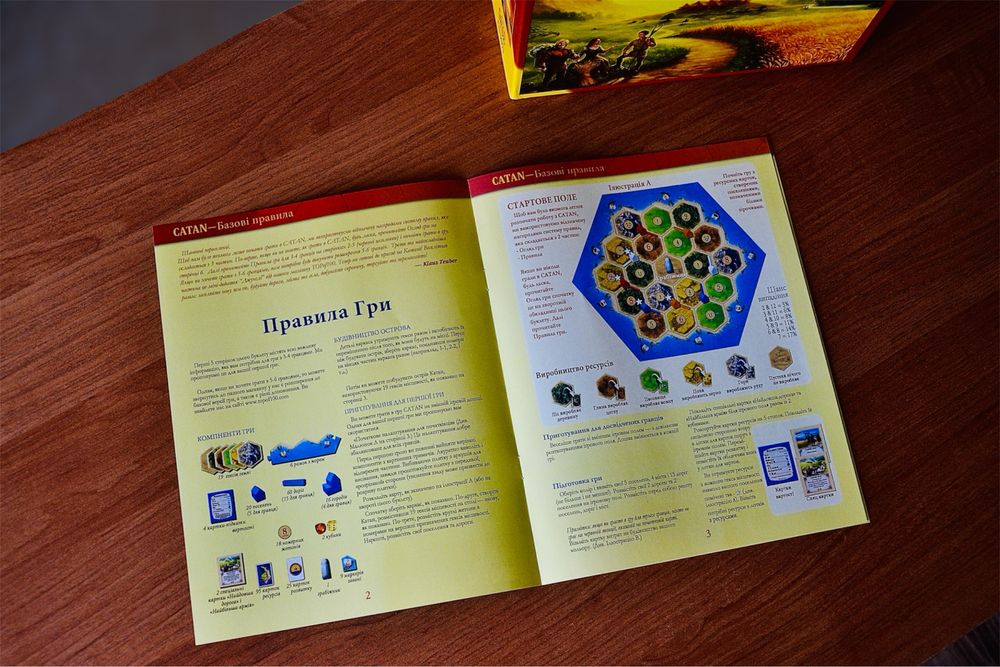 УКРАЇНСЬКОЮ! Catan Колонізатори Ювілейні! + картки та правила УКР!