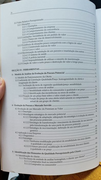 Livro Criação de Valor para o Cliente (Descida de preço)