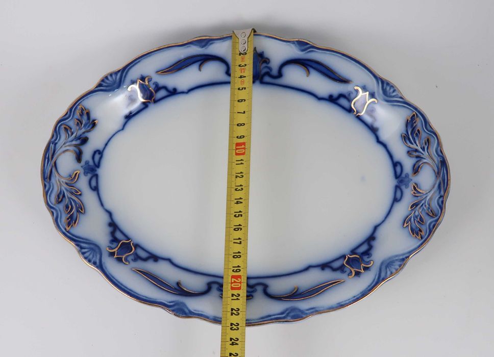 Travessa Lotus Grindley Flow Blue - 30 cm