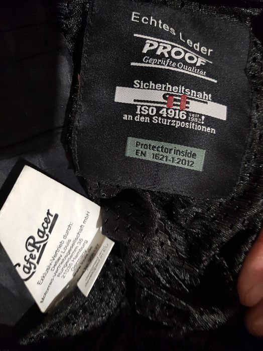 Байкерские штаны кожаные.