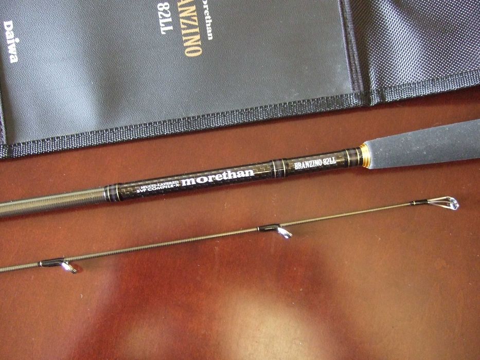 Спінінги Gamakatsu Luxxe..,  Daiwa Morethan Branzino та Gekkabijin.