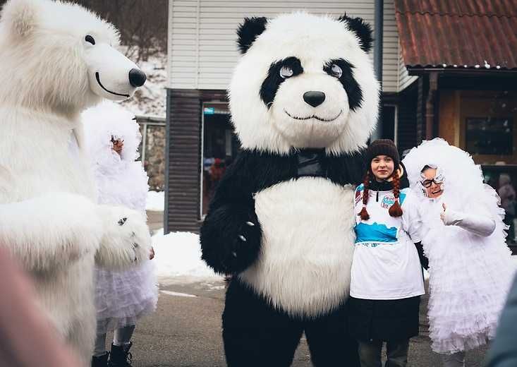 Ексклюзивне привітання в стилі білого Мішки!