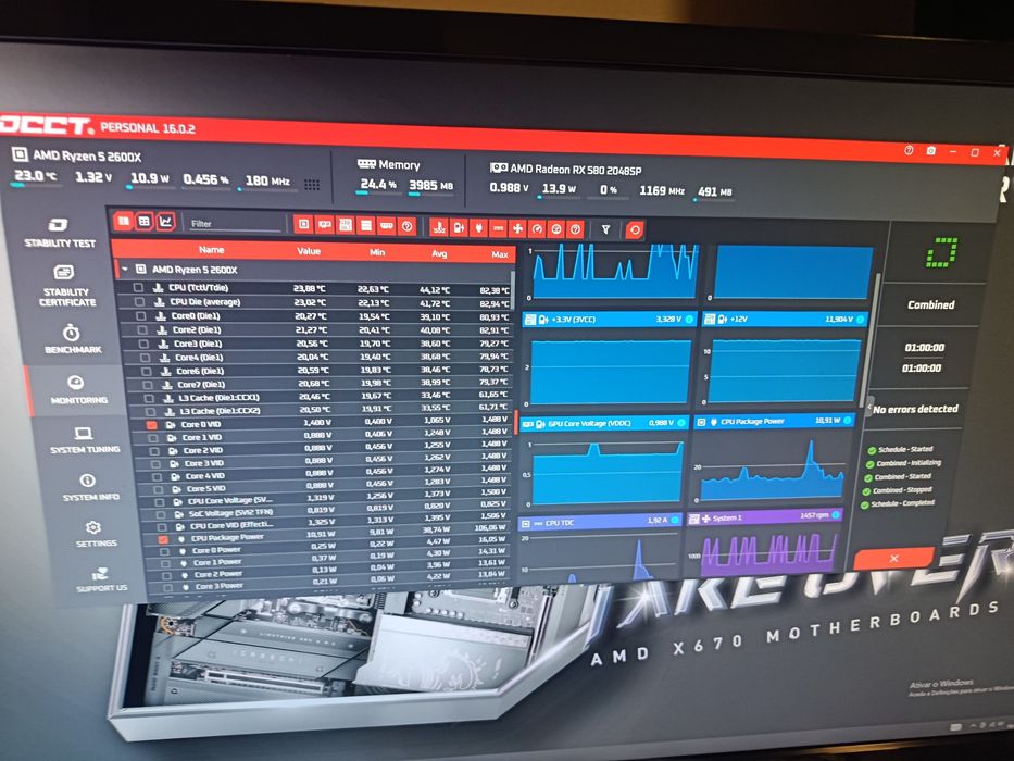 Pc Gaming Ryzen 5 2600x  RX-580 8GB