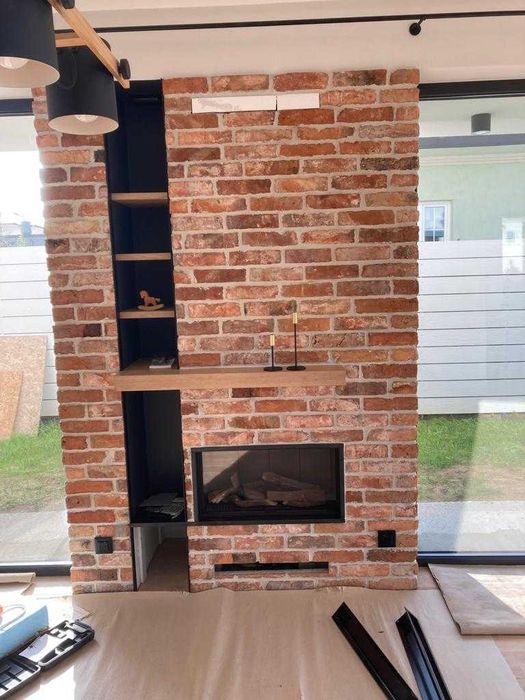 nowoczesny kominek HAJDUK Smart 2LT narożny do rekuperacji MONTAŻ