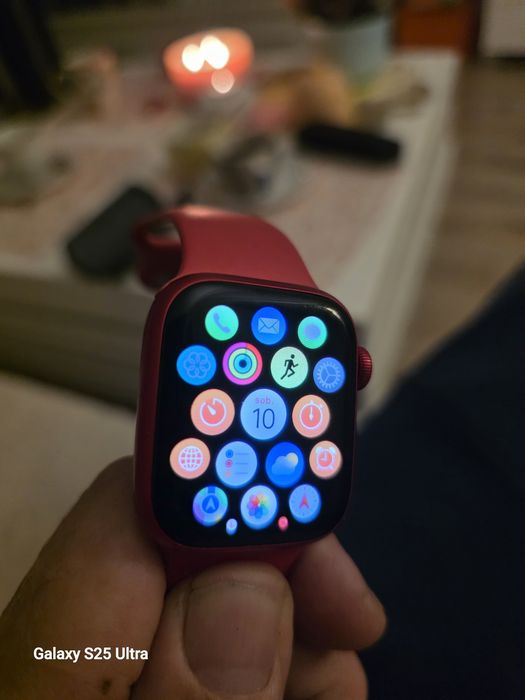 Apple Watch 8 41mm GPS RED | Bateria 89% | Box | Stan BDB.