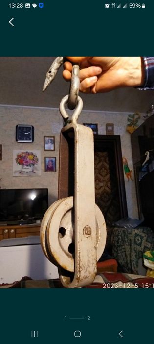 Лебідка ручна для будівельних робіт.Заводське виробництво.