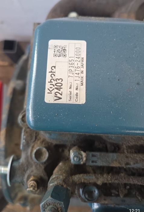 Kubota V2403 silnik traktorek kosiarka agregat pompa