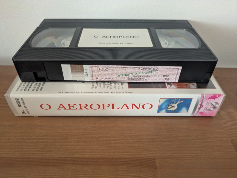 VHS " O Aeroplano " 1980 (Opt. Estado)
