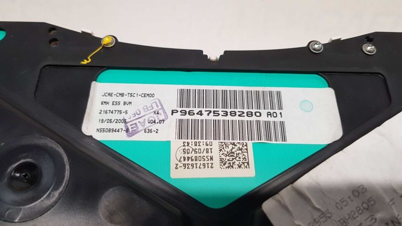 Quadrante / painel de instrumentos PEUGEOT 307 (3A/C)