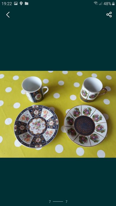 Conjunto chavenas de café