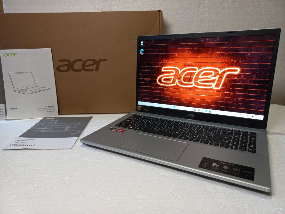 Игровой СВЕЖАК 2025!!  ACER A315 / RYZEN 7" 5700U на 16" ЯДЕР / 16 RAM / КОМПЛЕКТ + ЗСУ Подарки!!