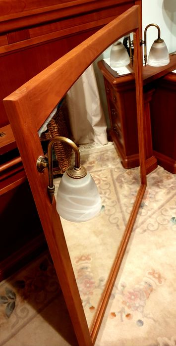 Espelho de Parede Rústico para casa de banho