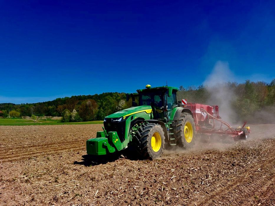 Siew buraka kukurydzy słonecznika  Czajkowski Mzuri Horsch siew pasowy