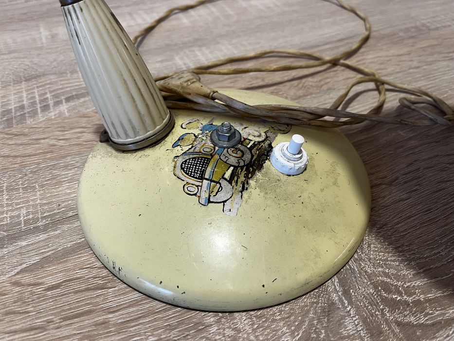 Lampka biurkowa lata 60-te PRL sprawna