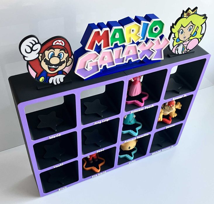 Półka Ekspozytor Stojak Mario Galaxy na figurki dostępne w McDonald's