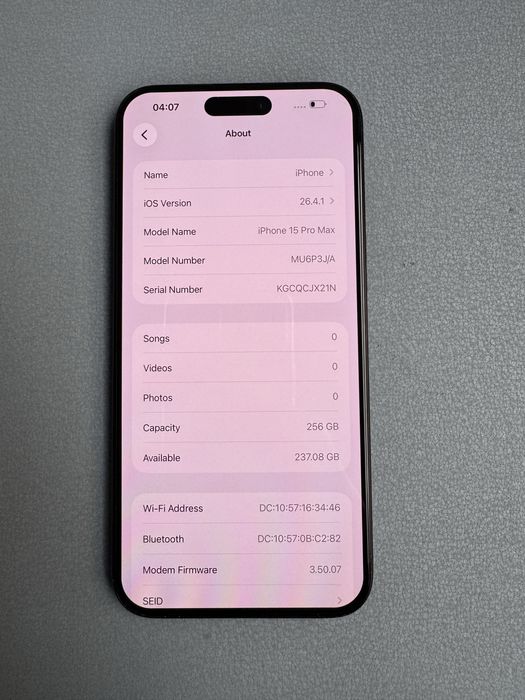 iPhone 15 Pro Max 256 Gb