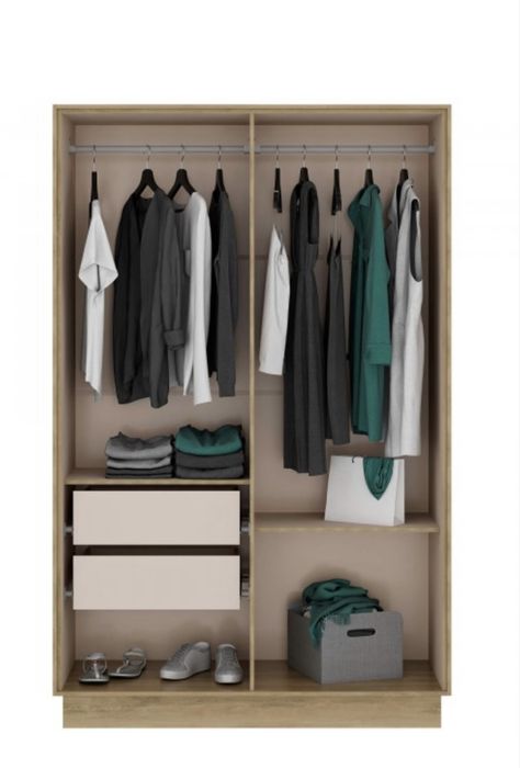 Conjunto roupeiro + comoda