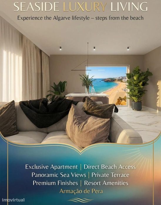 Apartamentos de Luxo T2 a 100 metros da Praia de Armação de Pêra