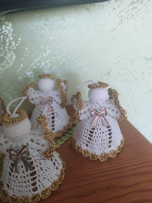 Aniołki na szydełku handmade