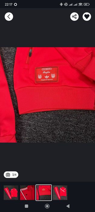 Fato de treino benfica