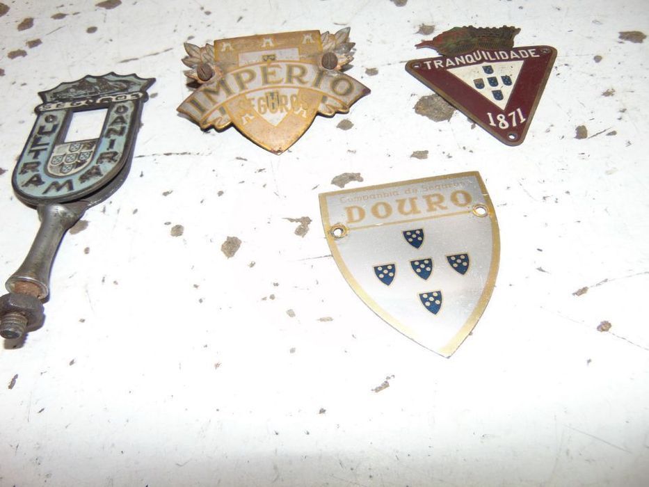 Emblemas companhias do seguro