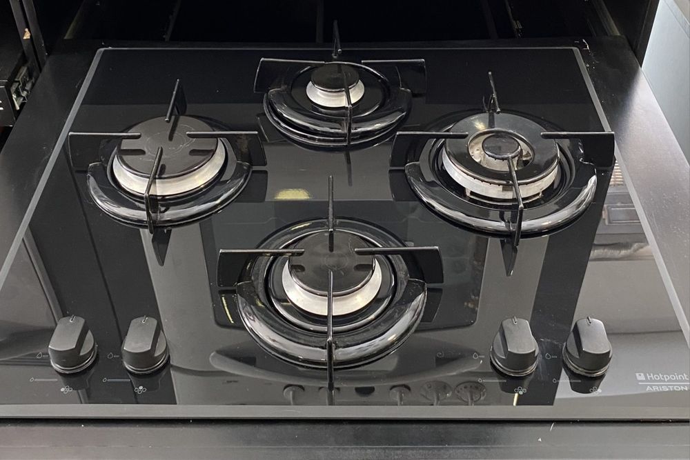Placa gás Hotpoint + trem cozinha Silampos