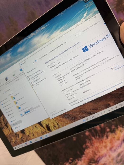 Microsoft surface pro 7 i5 8gb 128ssd