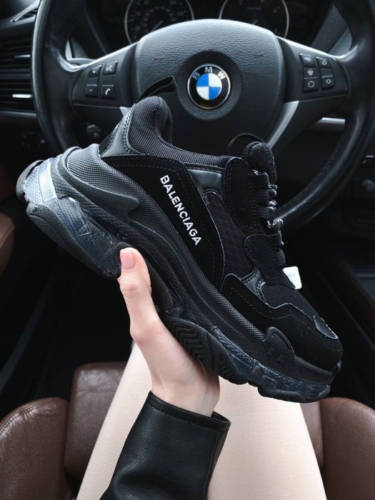 Buty Balenciaga Triple s Clear sole black