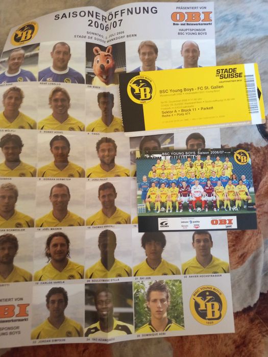 Young Boys Bern YBB zestaw pamiątek
